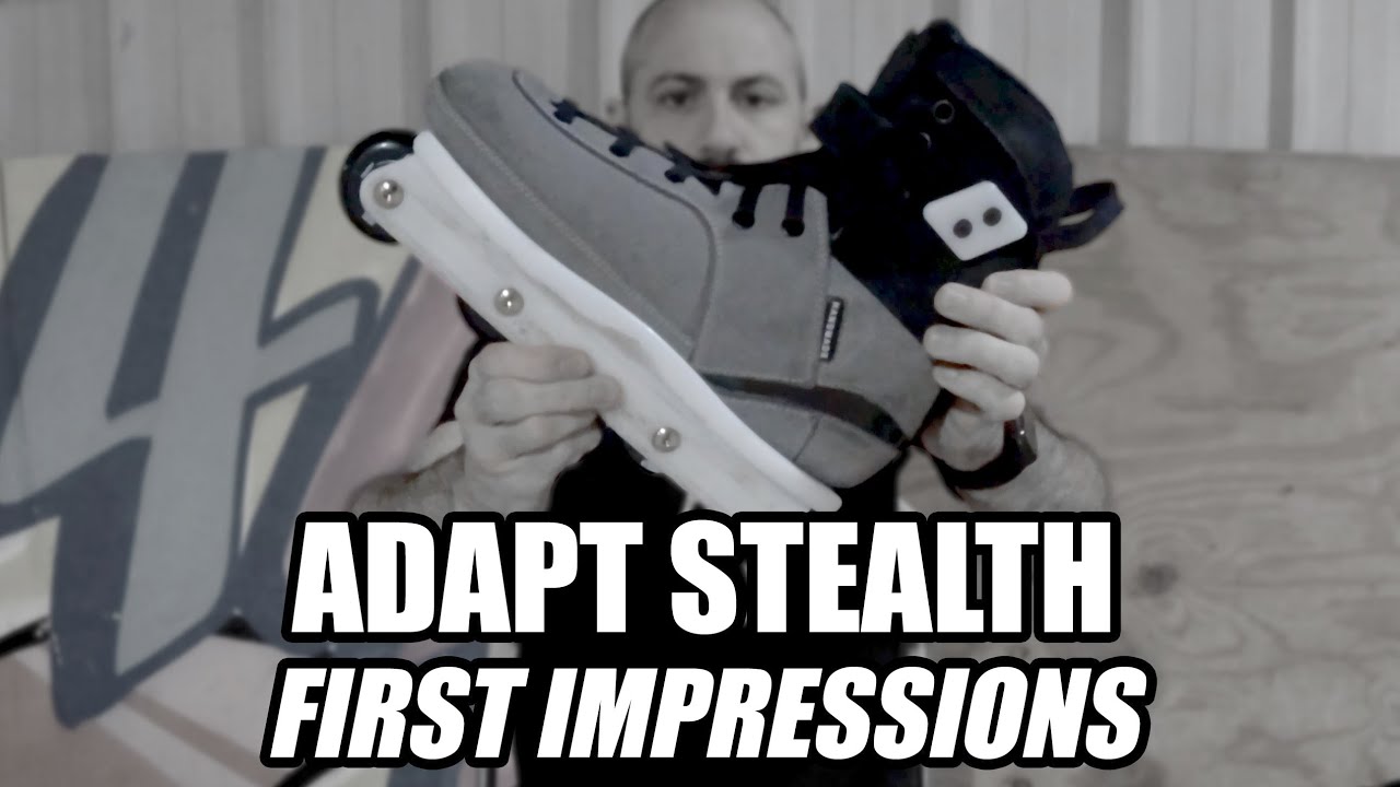 Adapt Stealth — Back to Blading review photo; reviewer’s pictured setup